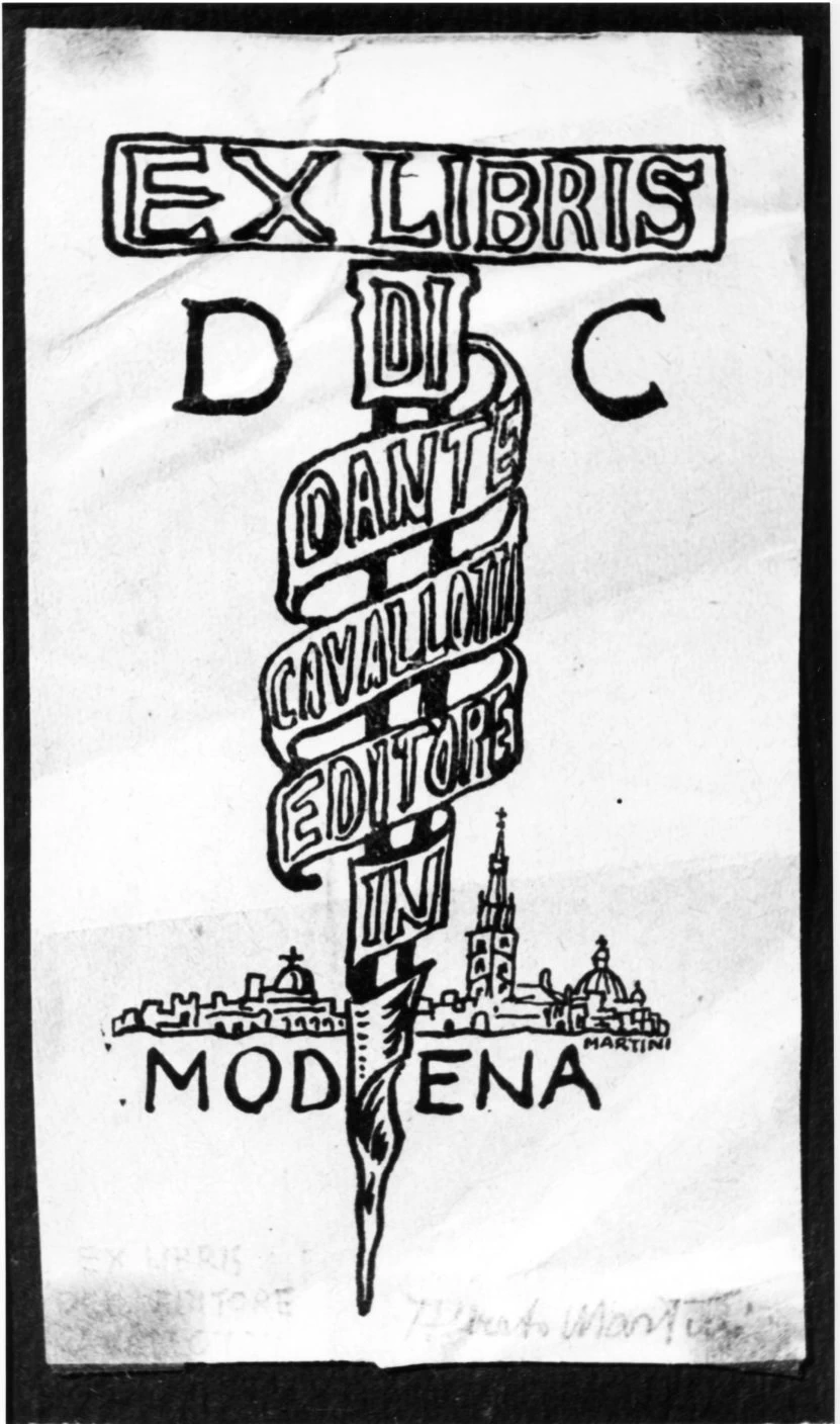 Ex libris di Dante Cavallotti. - Pinacoteca Civica Alberto Martini, Oderzo, Treviso